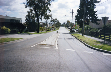 Rooks Road, Mitcham, looking north. Taken from Gibson Street, Mitcham corner.