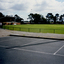 Grandstand in Walker Park on the corner of Dunlavin and Whitehorse Road, Mitcham. (Photograph taken from main entry to park)