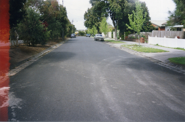 Edward Street, Mitcham, looking south from Victoria.