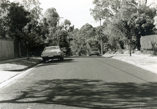Looking South along Blossom Street, Mitcham.