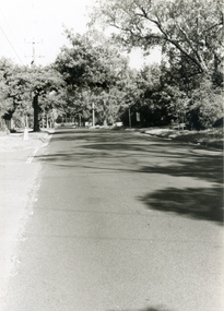 Looking West along Brunswick Road, Mitcham.