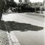 Black and white photograph of Brunswick Road, Mitcham, looking East.