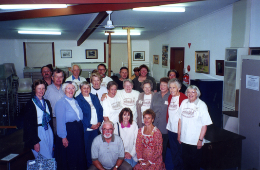 Workers on Open Day 2001 in Local History Room: 