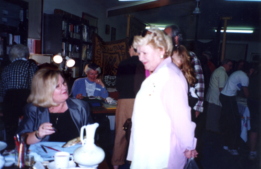 enjoying Displays in Local History Room during Open Day 2001.