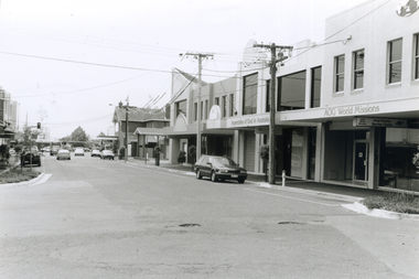 Corner of Station and Colombo Street, Mitcham, looking North from Mitcham Station.
