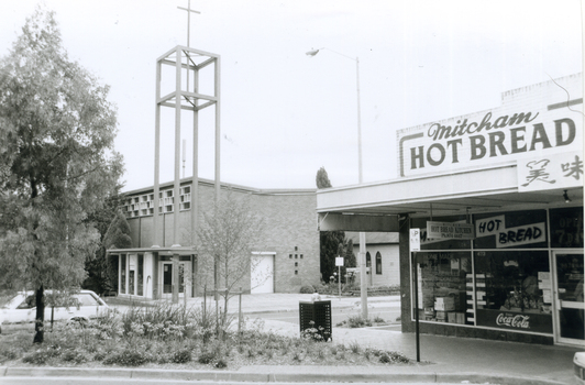 Corner of Edward Street & Whitehorse Road looking North West,