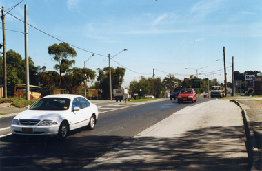 Mitcham Road, looking towards Springvale Road Junction. 