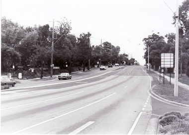 Canterbury Road, Blackburn looking west from corner of Blackburn Road.