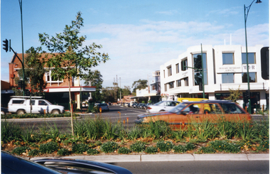 Maroondah Highway Mitcham looking south along Station Street from corner of Britannia Mall.