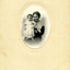 In the middle of a cream background, Mary Matheson and her daughter, Marjorie as a baby.