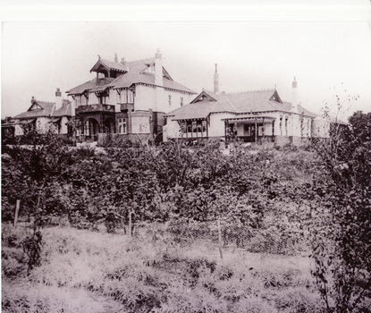 Deaf Mute Home adjacent to Blackburn Lake.