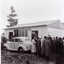 North Blackburn Methodist Church known as the 'Folding Church' in 1955.