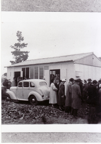 North Blackburn Methodist Church known as the 'Folding Church' in 1955.