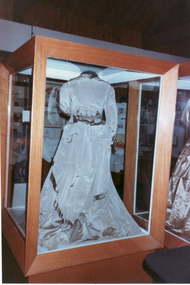  Max Grant's Grandmother's Going Away Dress on Display in Museum (Back View).