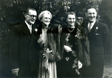  Bert and Sybil Lingard with friends Erne and Mag Simek.