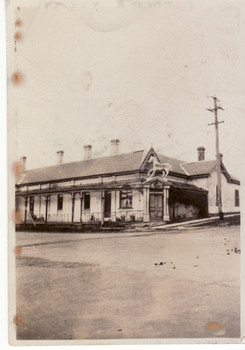 Original Whitehorse Hotel being demolished.