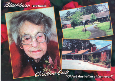 Postcard, Christina Cock & Nursing Home
