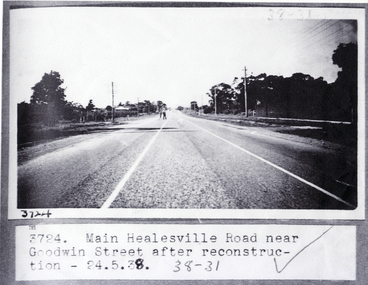 Photograph, Main Healesville Road 1938, 24/05/1938 12:00:00 AM