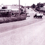 lack and white photograph of an ice cart on Burwood Road, East Burwood 