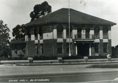 Photograph, Shire Hall, Nunawading