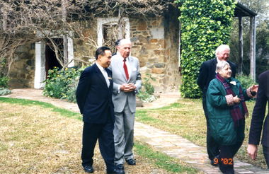 Photograph, Governor's Visit to Schwerkolt Cottage, 9/09/2002 12:00:00 AM