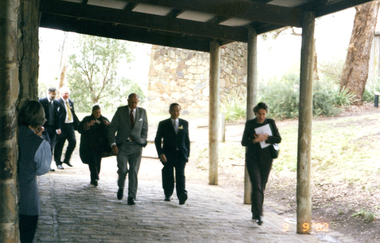 Photograph, Governor's Visit to Schwerkolt Cottage, 9/09/2002 12:00:00 AM