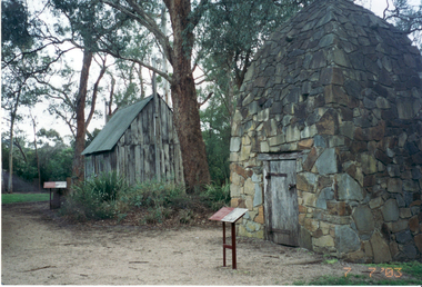 Photograph, Exterior Smokehouse, 7/07/2003