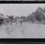 Black/white - Very early photo of beginning of Blackburn Road looking north towards railway crossing