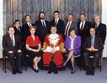 Photograph, Mayor & Councillors - Group Photo - 1992/1993, 1/08/1992 12:00:00 AM