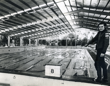 Photograph, Construction of Nunawading Memorial Swimming Pool, c. 1976