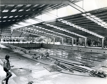 Photograph, Construction of the Nunawading Memorial Swimming Pool, c 1976