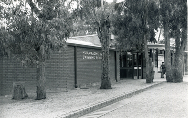 Photograph, Entry to Nunawading Memorial Swimming Pool, c 1976