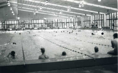 Photograph, Interior - Nunawading Memorial Swimming Pool, 1976