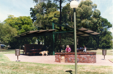 Photograph, Antonio Park Shelter and BBQ, 1980's