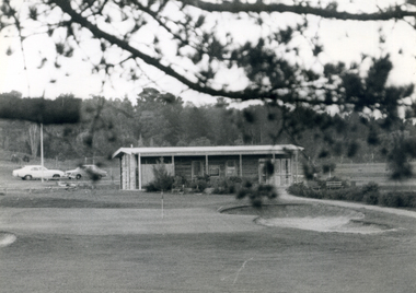 The clubhouse at the Morack Golf Course seen from the final hole.
