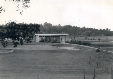  The clubhouse and a general view of the Morack Golf Course c 1976.