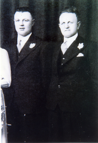 Photograph, Bob & Harold Pratt, c1936