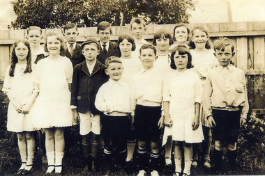 The McDonnell family children and their friends.