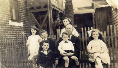 Michael McDonnell and family,  c1926