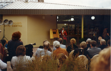 Photograph, Official Opening of the Nunawading Arts Centre, 1986