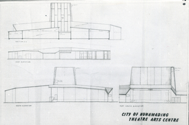  The plan for the Nunawading Arts Centre - c1985 