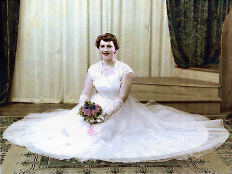 Judith Gorsuch from Mitcham (later Judith Fry) on her Debut at the Box Hill Town Hall in 1951