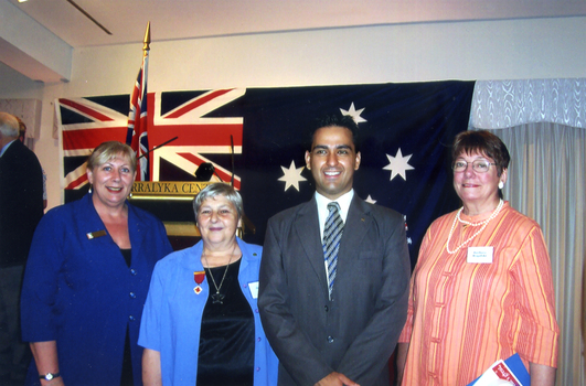 Deakin Community Award presentation for community service on 28 January 2005 at Karalyka, Ringwood.