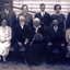 Photograph of Joseph and Mary Jane Tainton's family on the occasion of their 50th Wedding Anniversary. c1920