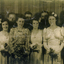Mitcham identities at the Queen Victoria Hospital Auxiliary Ball c1942. Back row: Unknown, Roger Robinson, Ken Clode, Ray Ireland, Ray Crawford