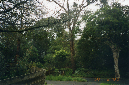 View in 2003 of No32-34 Burnett Street, Mitcham before development of two 2-storey townhouses. iew 2003 of No32-34 Burnett Street, Mitcham before development of two 2-storey townhouses. 