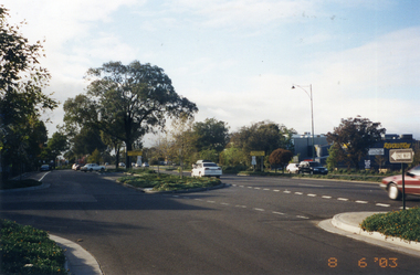 Whitehorse Road looking east from the corner of Doncaster East Road. Taken 2003.