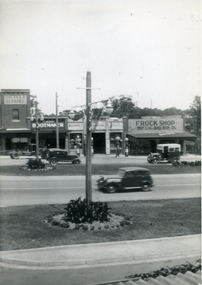 shops on the eastern side of Whitehorse Road, Mitcham.