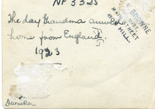 The day grandma returned from England