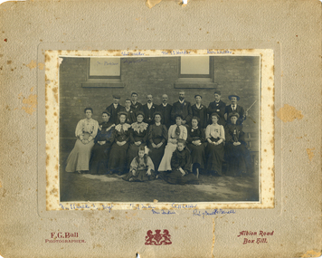 Mitcham Scout Hall about 1910 of Edgar Edwardes Walker's family.